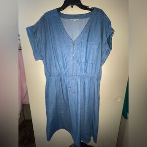 Denim dress